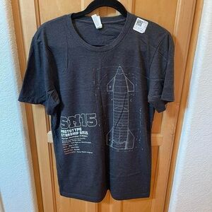 Brand New Men’s Gray Rocket SN15 Prototype Starship Size Medium